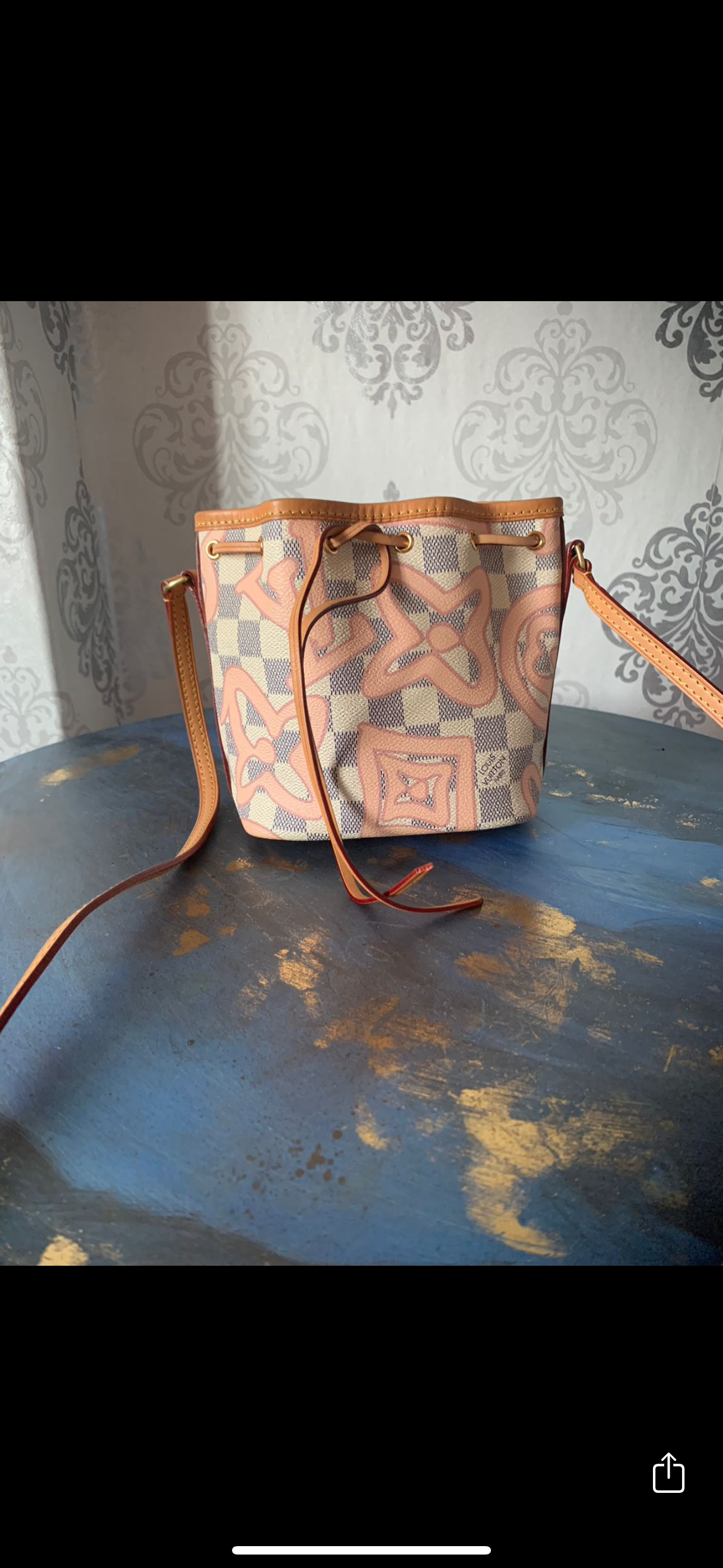 Louis Vuitton Nano Noe Damier Azur Tahitienne