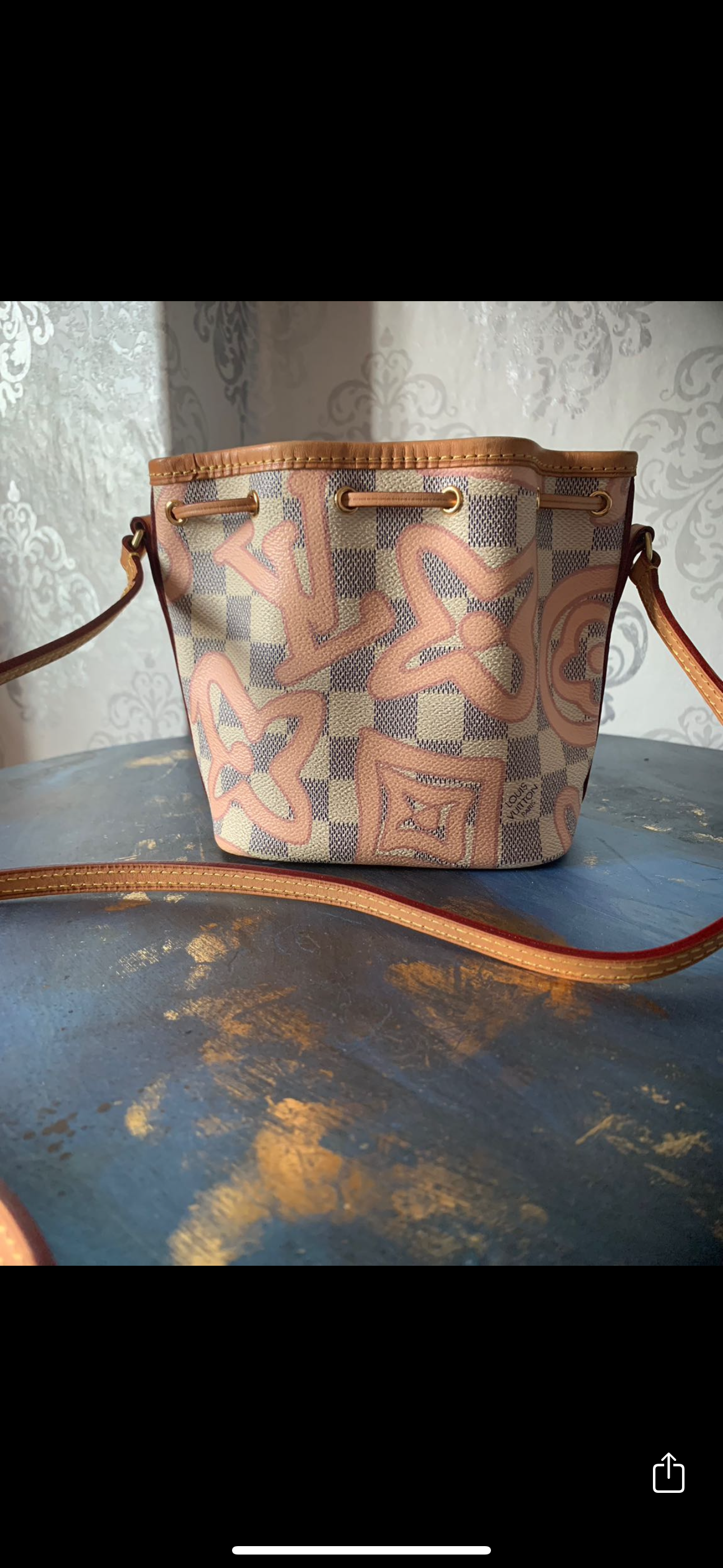 Louis Vuitton Nano Noe Damier Azur Tahitienne