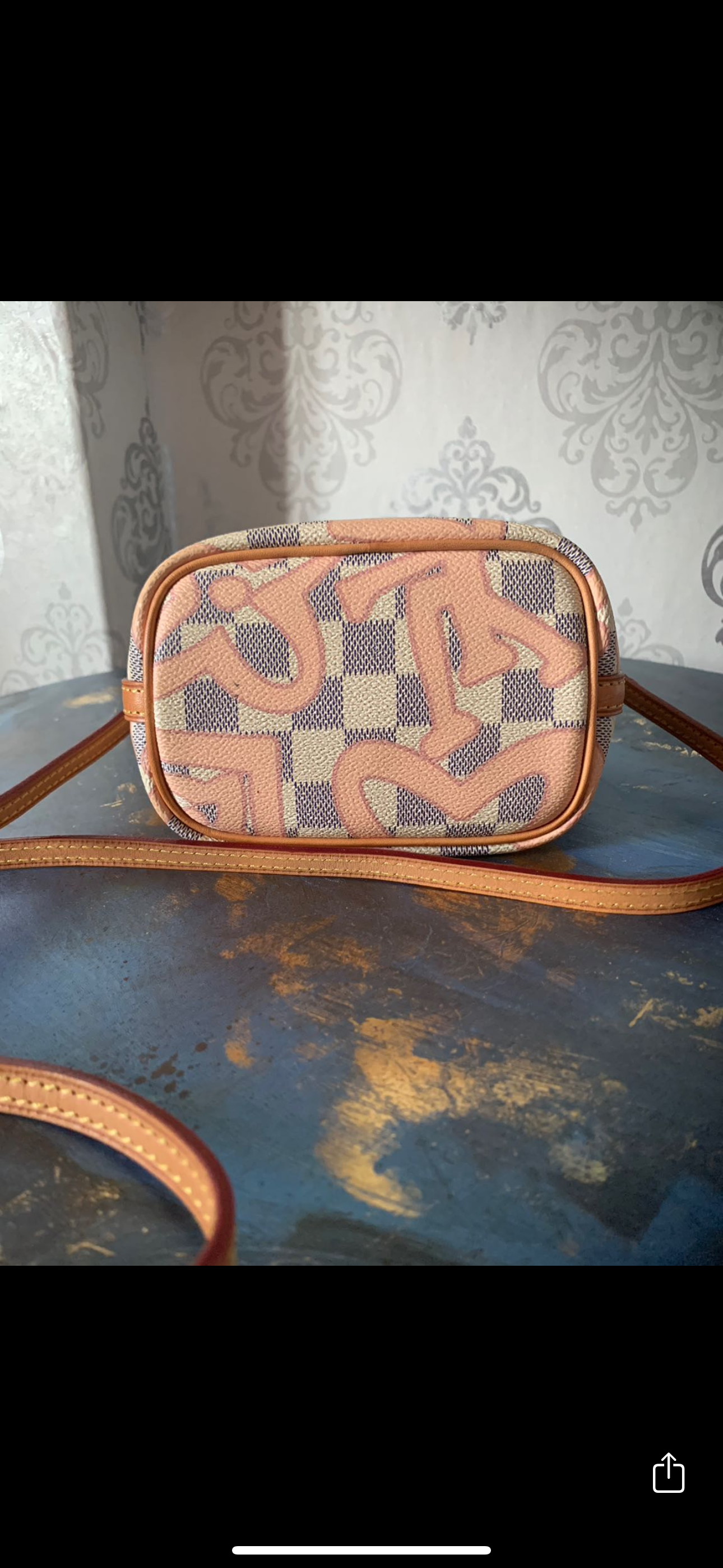 Louis Vuitton Nano Noe Damier Azur Tahitienne