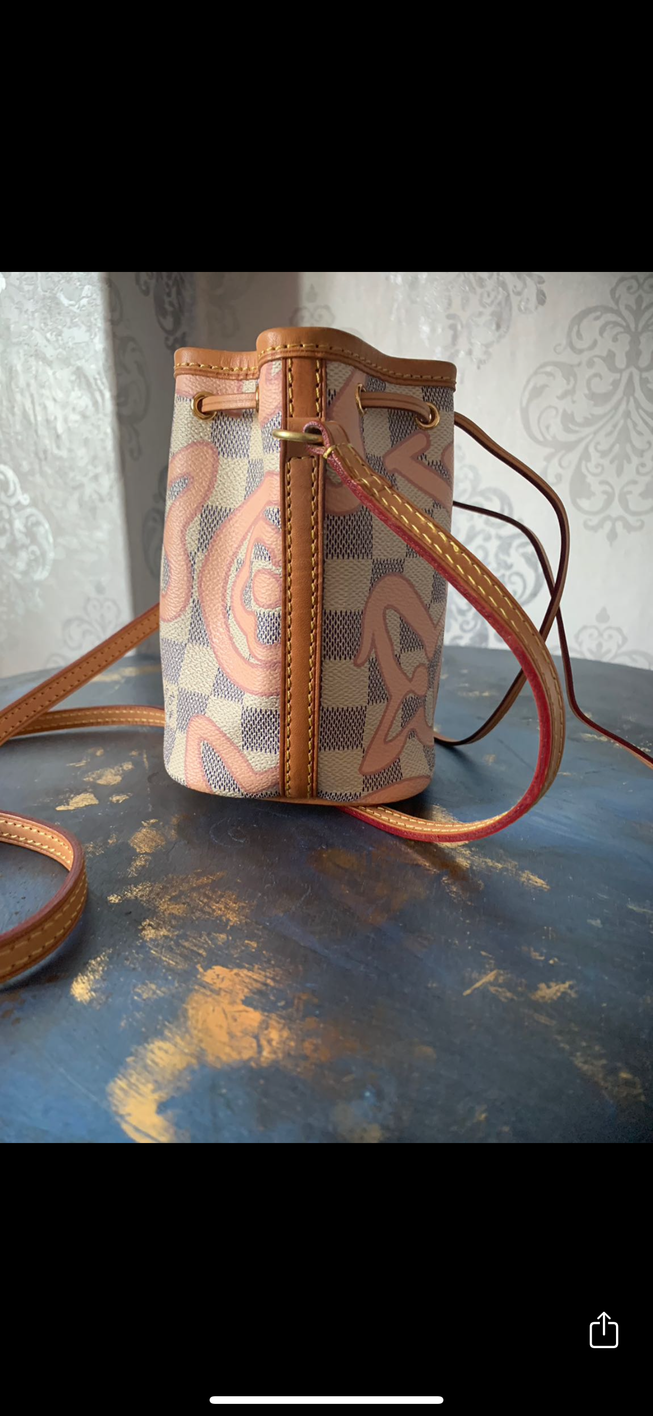Louis Vuitton Nano Noe Damier Azur Tahitienne