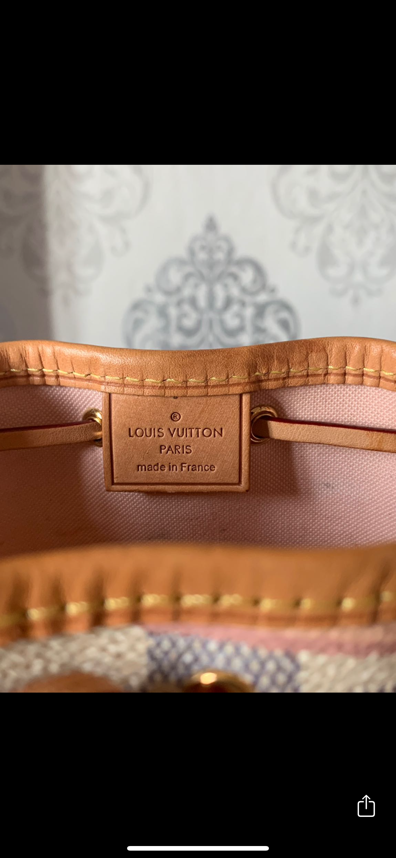 Louis Vuitton Nano Noe Damier Azur Tahitienne
