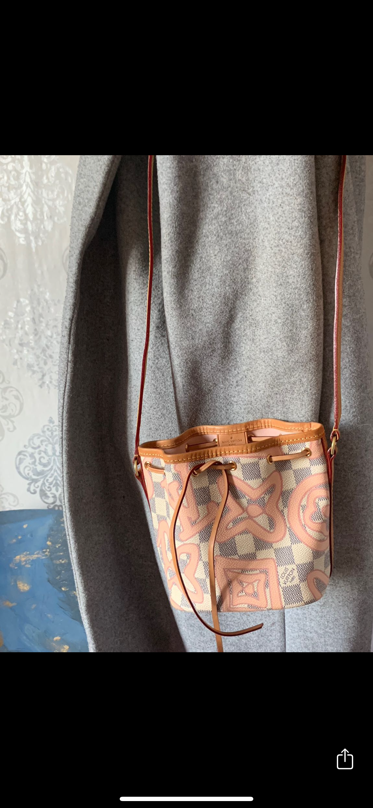 Louis Vuitton Nano Noe Damier Azur Tahitienne