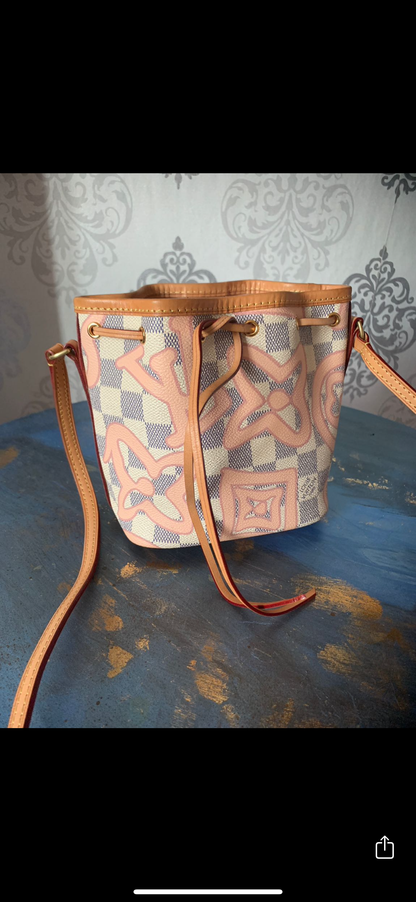 Louis Vuitton Nano Noe Damier Azur Tahitienne