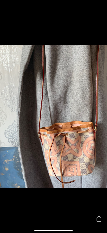 Louis Vuitton Nano Noe Damier Azur Tahitienne