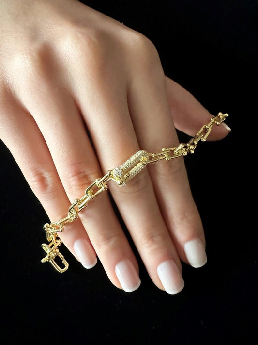 22k Gold Planet Tiffany Co Bracelet Luxury Jewelry For Her - Tracesilver
