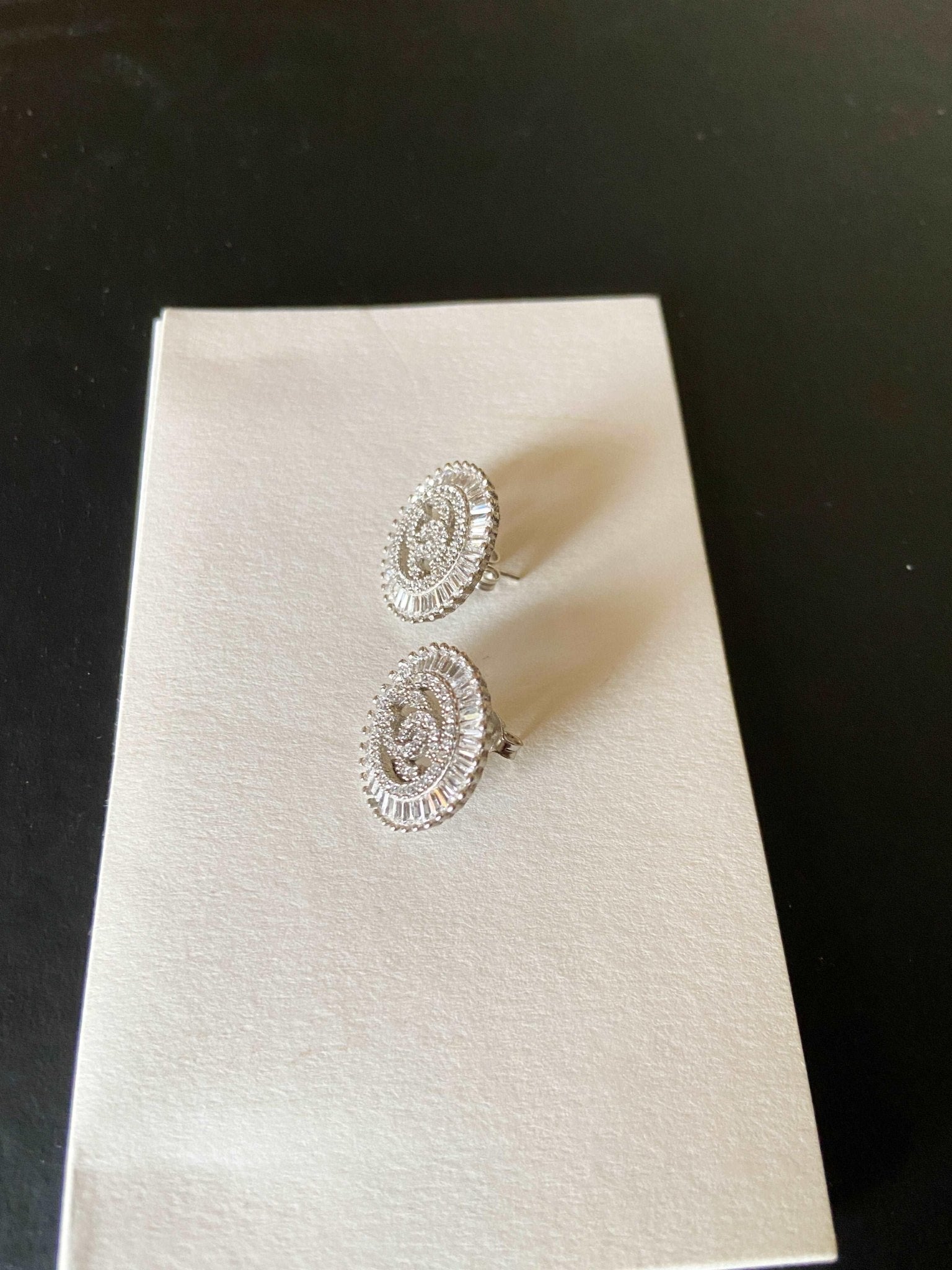 Authentic Chanel Jewelry 925 Sterling Silver Earrings - Tracesilver