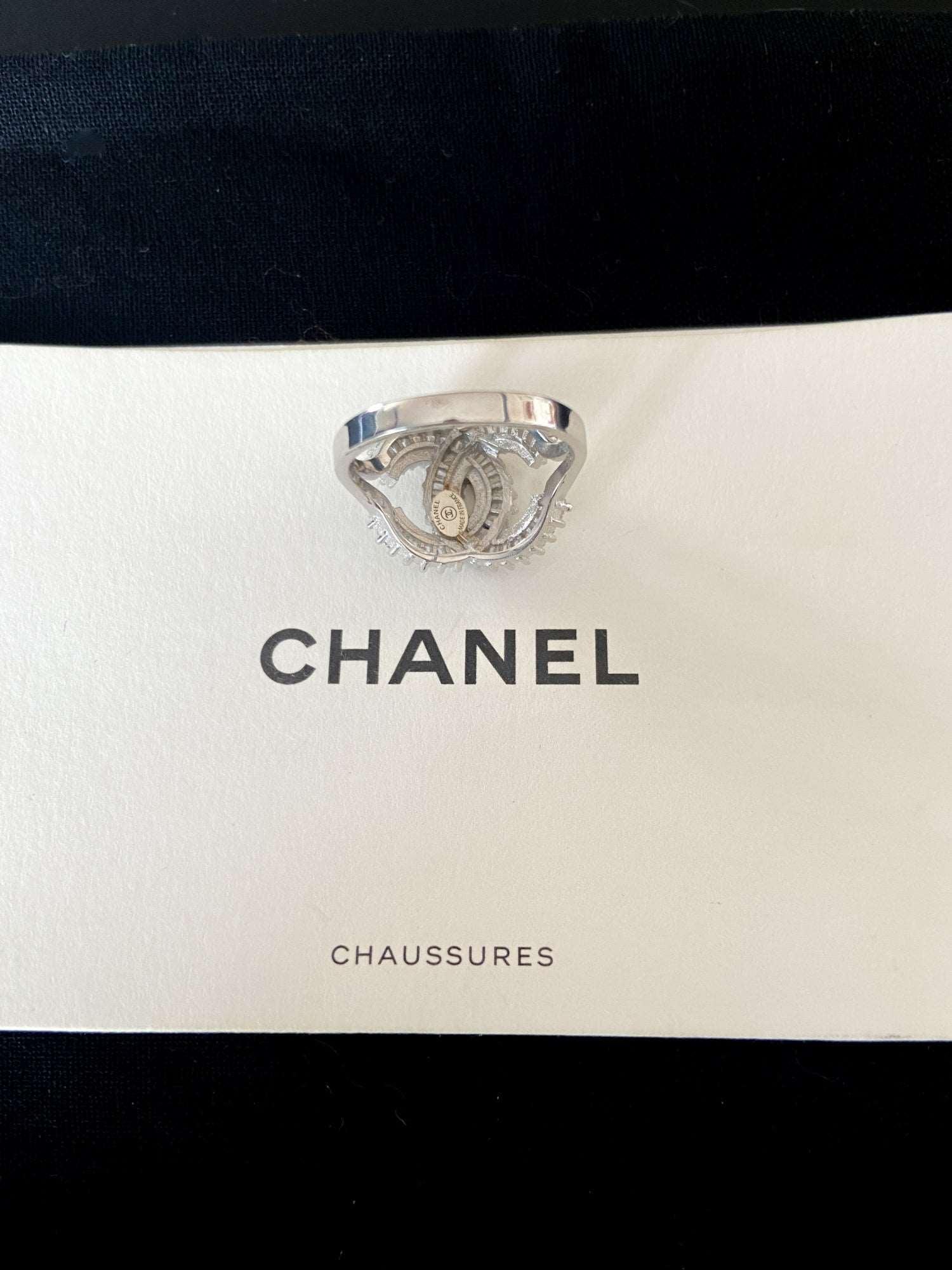 Authentic Chanel Ring 925 Sterling Silver - Tracesilver