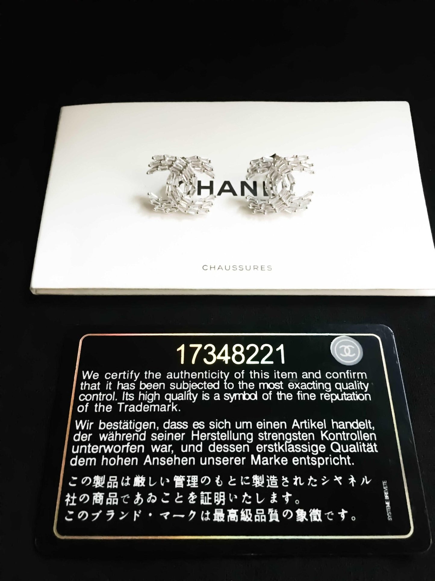 Chanel Baguette Vintage Earrings Luxury Jewelry - Tracesilver