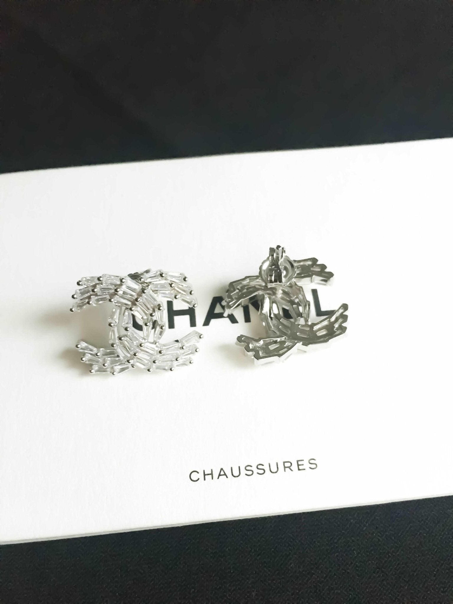 Chanel Baguette Vintage Earrings Luxury Jewelry - Tracesilver