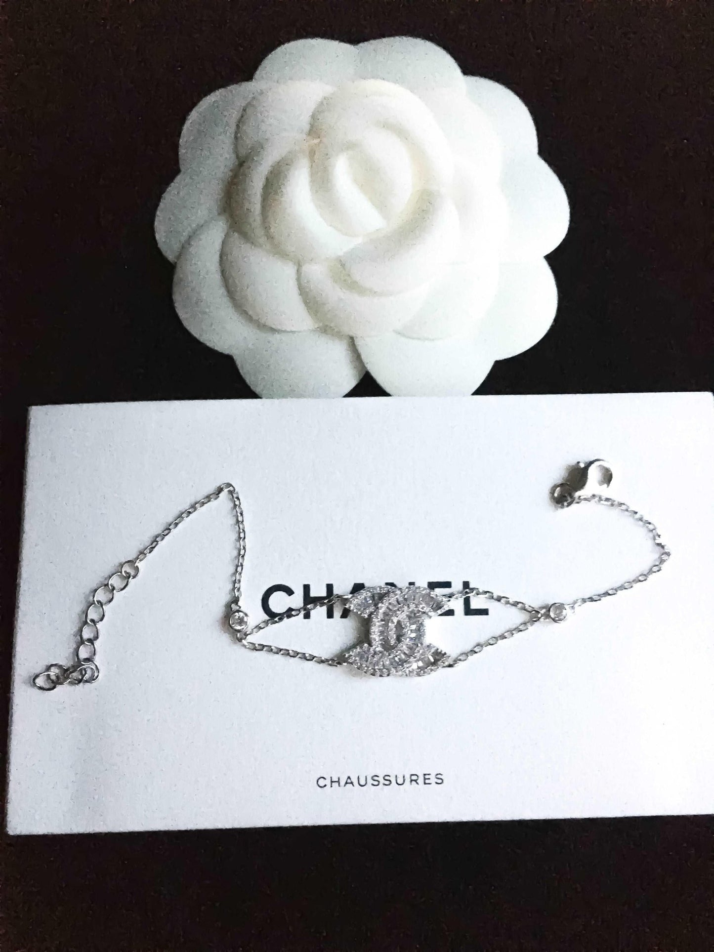 Chanel Vintage Jewelry Baguette Cut Luxury Bracelet - Tracesilver