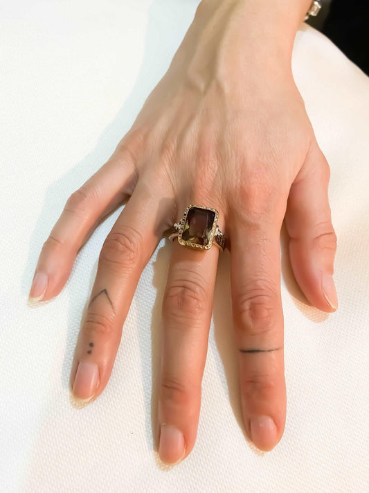 Diaspore Zultanite Stone Ring, 925 Sterling Silver Handmade Diaspore Zultanite Gemstone Ring, 7 Colors İn Days Desing Rings, Turkey Jewelry - Tracesilver