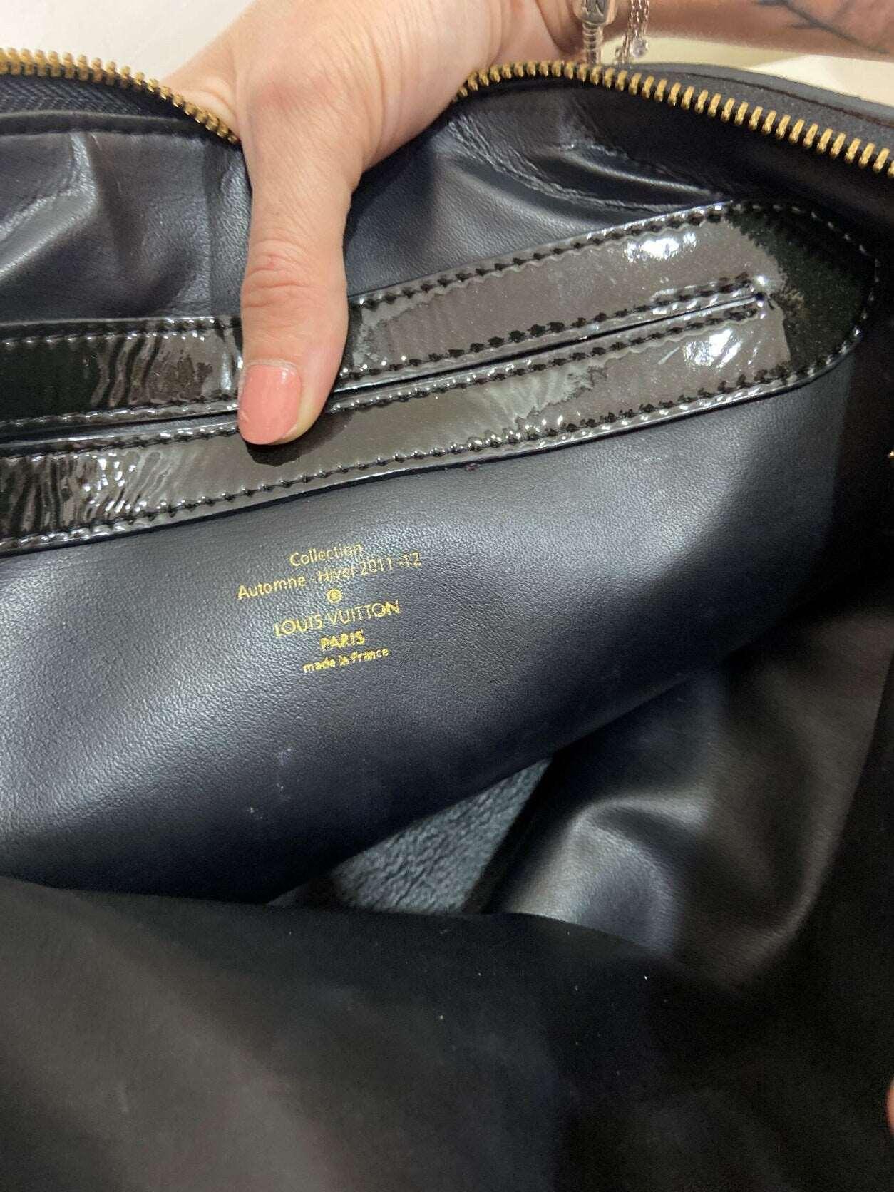 Louis Vuitton Limited Edition Monogram Vernis Fascination Lockit Bag - Tracesilver