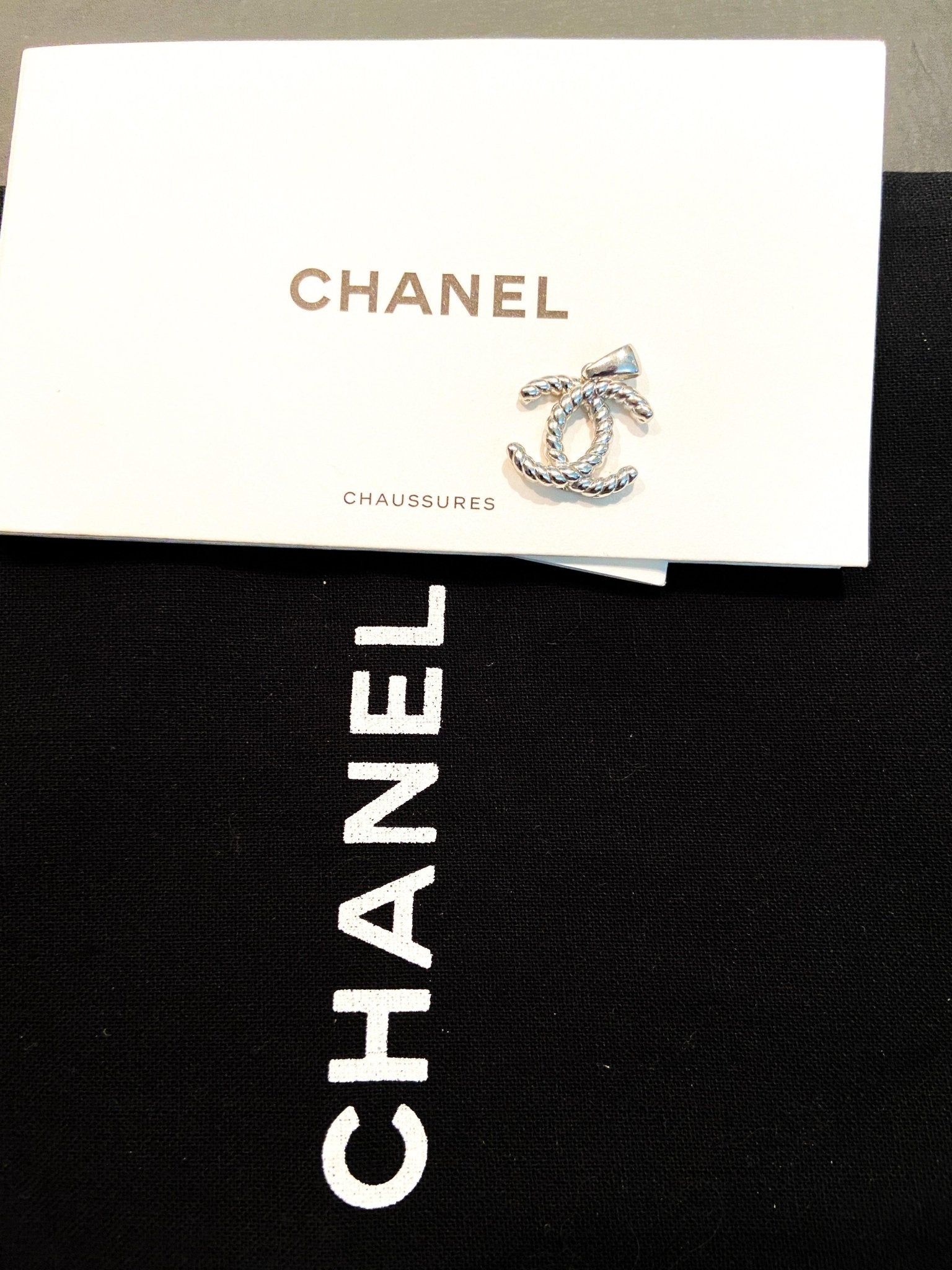 Vintage Chanel Set 925 Sterling Silver. - Tracesilver