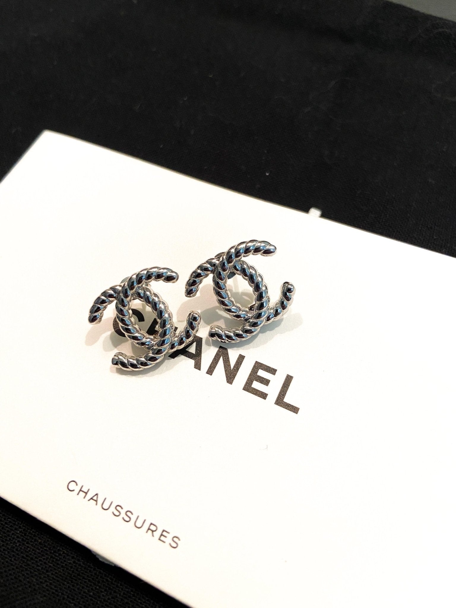 Vintage Chanel Set 925 Sterling Silver. - Tracesilver