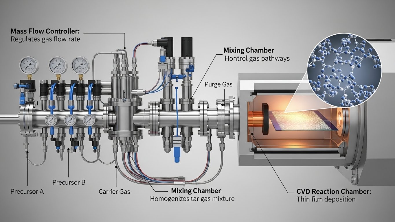 gas manifold of CVD systems