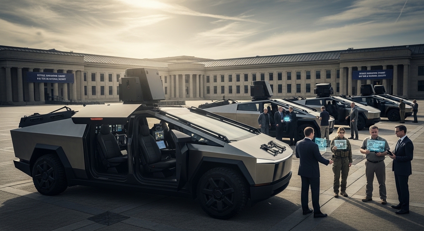 Pentagon Big Tech Tesla Cybertruck