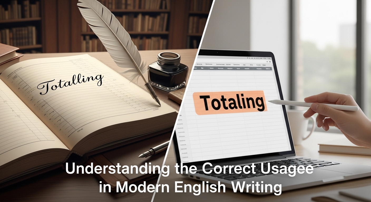 totaling or totalling