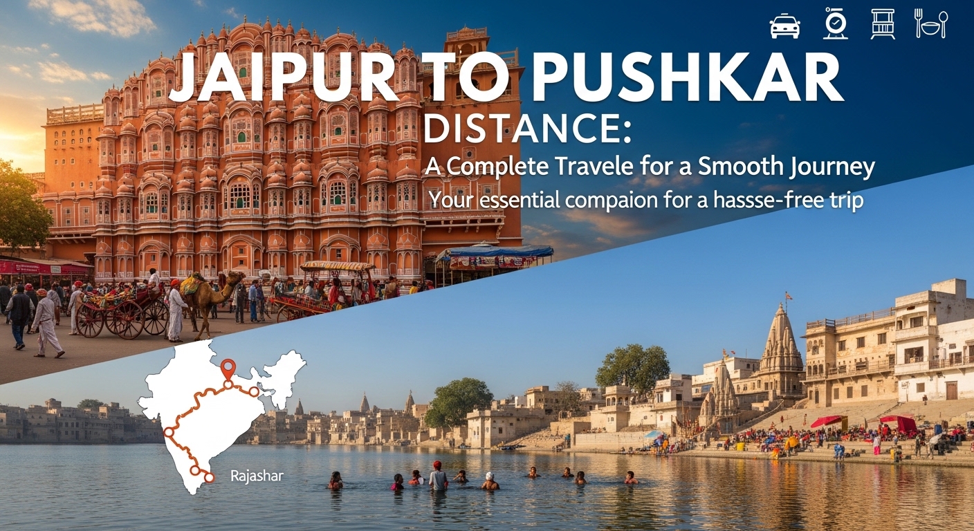 jaipur to pushkar distance