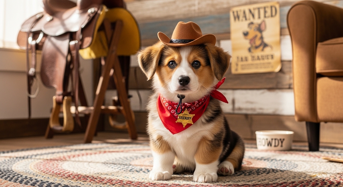 cowboy corgi