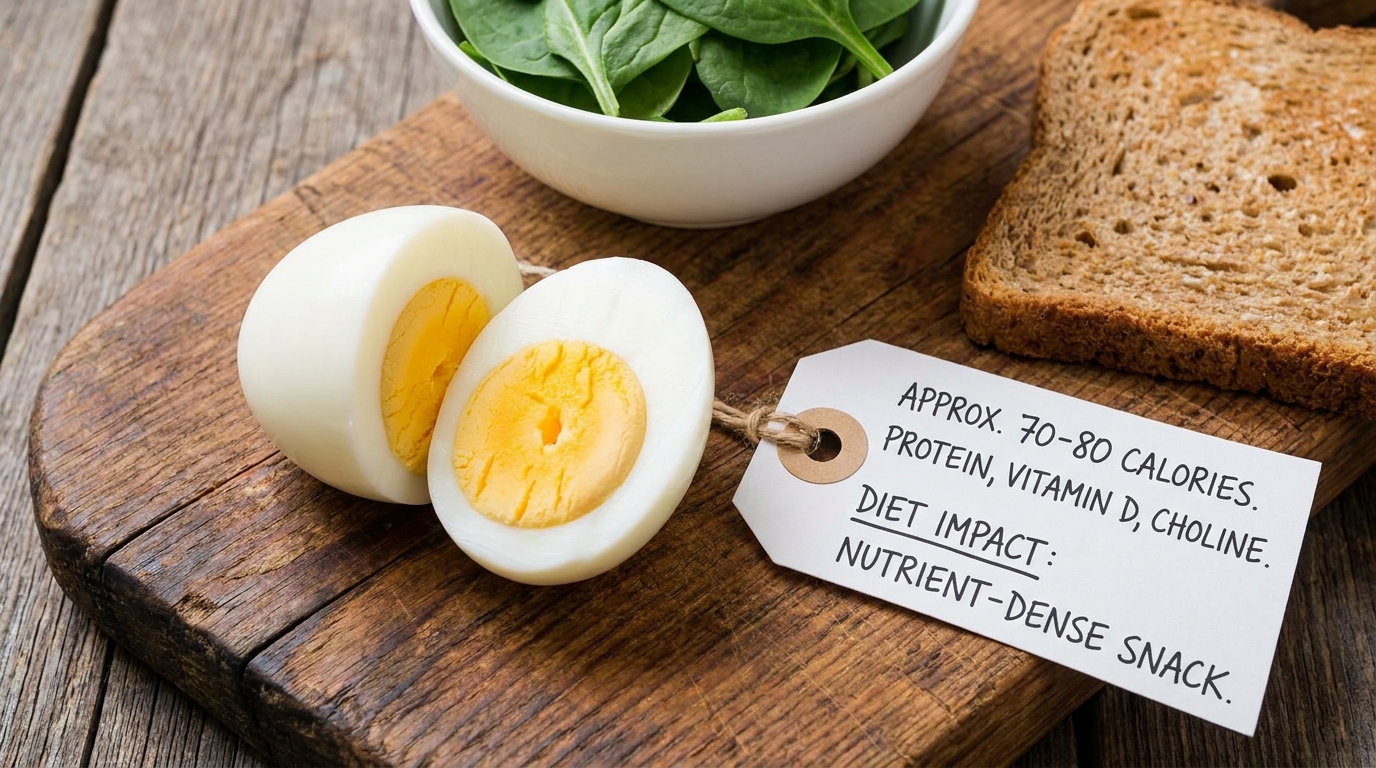 1 boiled egg calories